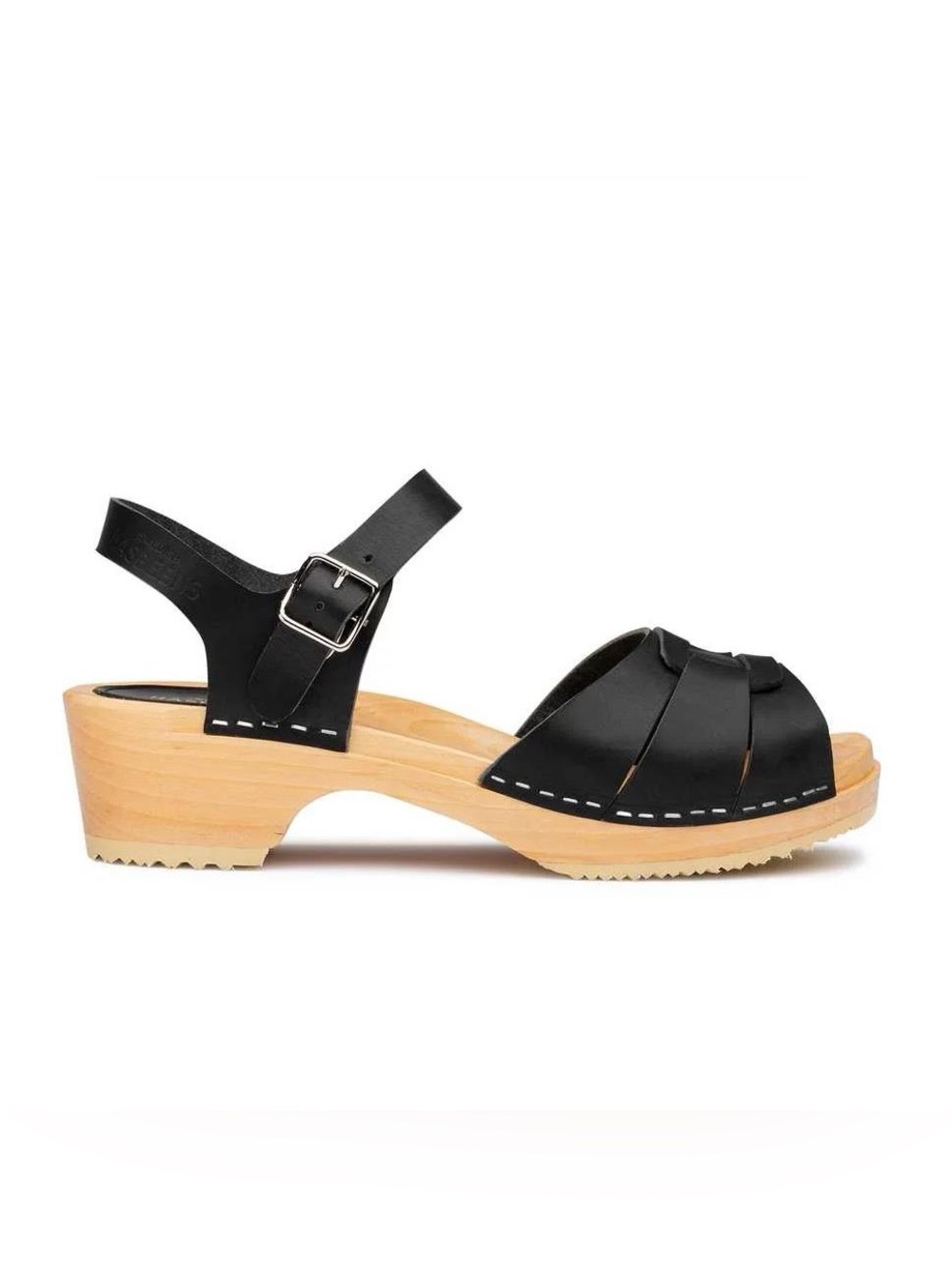 Swedish Hasbeens Peep Toe Clog